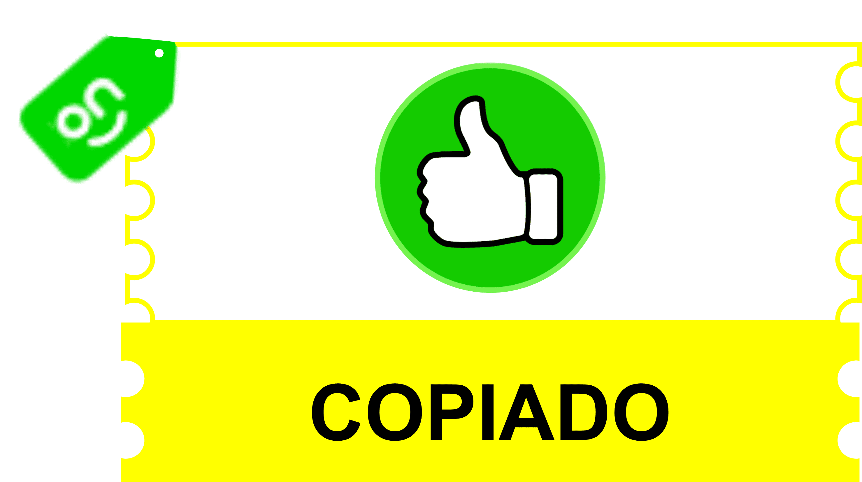 Cupom copiado